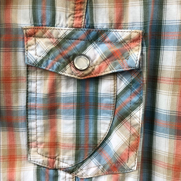 Plaid, Snap button up shirt - Picture 4 of 7